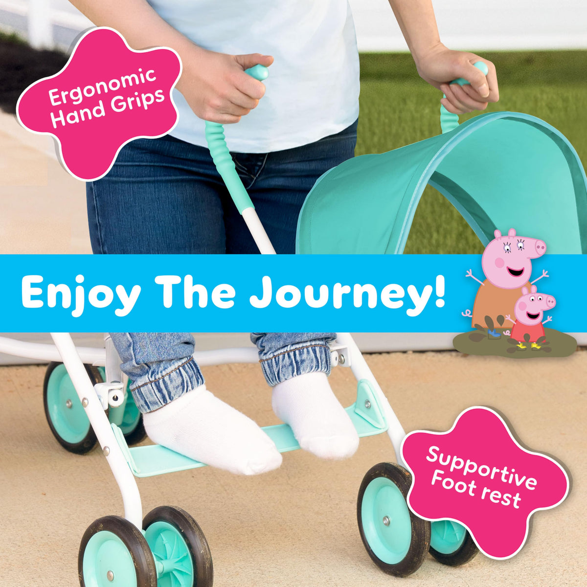 Lightweight Foldable Umbrella Stroller with 3-Point Harness L139