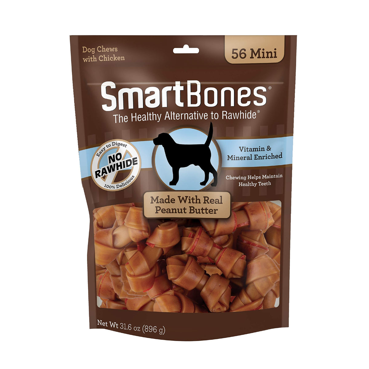 Mini Rawhide-Free Chews for Dogs Q722