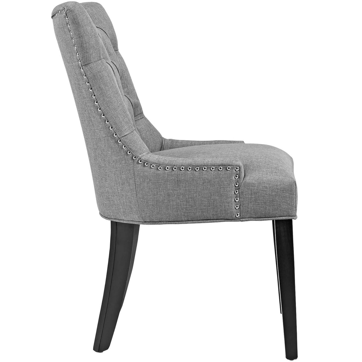 Tufted Upholstered Fabric Parsons Dining Chair with Foam Padding G768