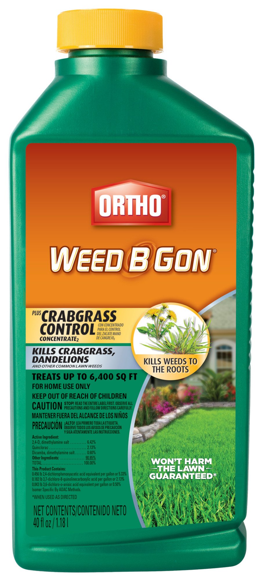 Ortho Weed B Gon Plus Crabgrass Control Concentrate2, 40 oz. E8020