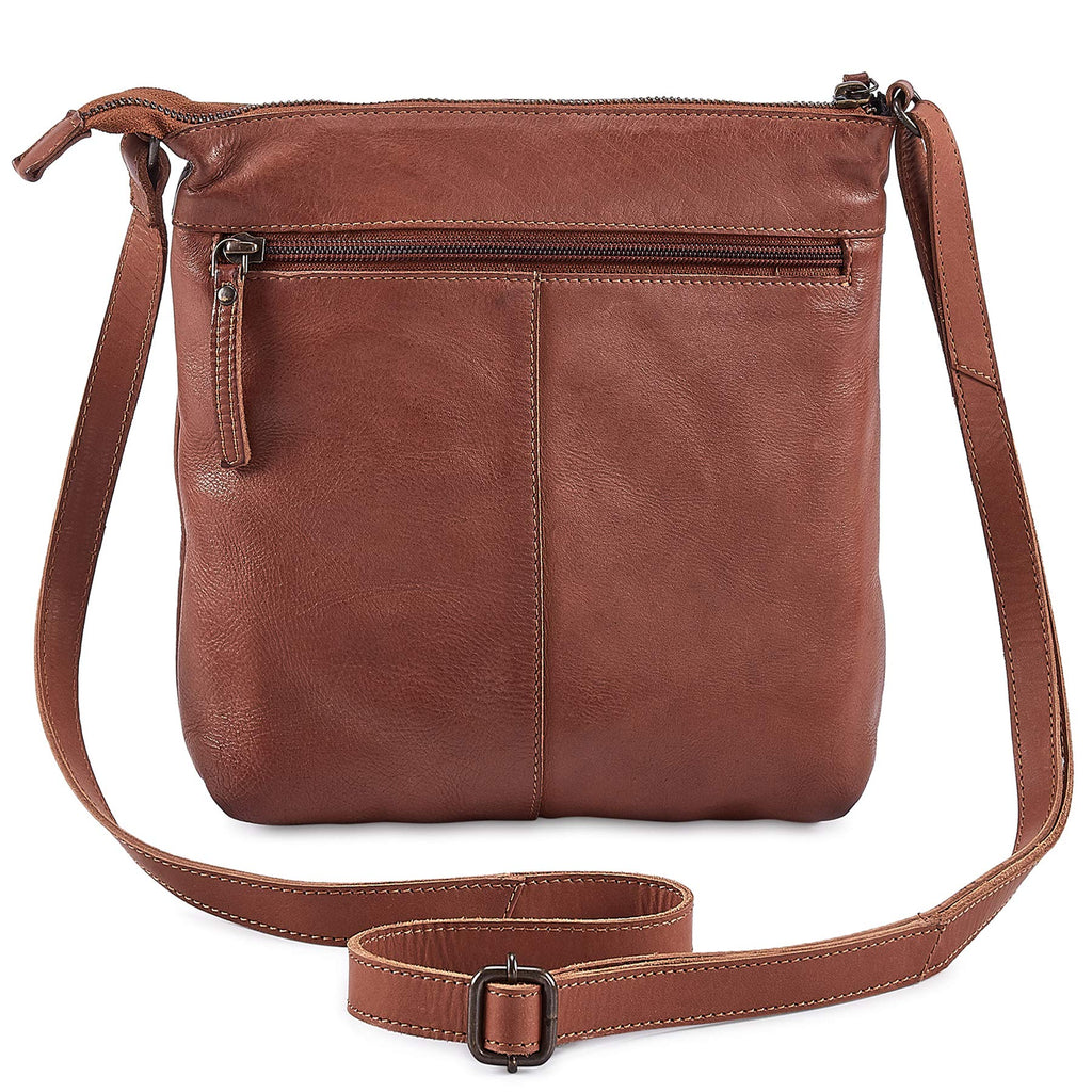 Small Genuine Leather Crossbody Bag with Adjustable Strap G2275