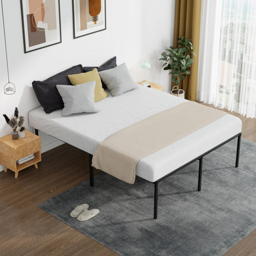 18 Inch Metal Full Bed Frame with Storage F624168