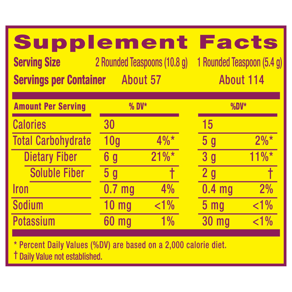 Sugar-Free Psyllium Husk Fiber Powder Z974