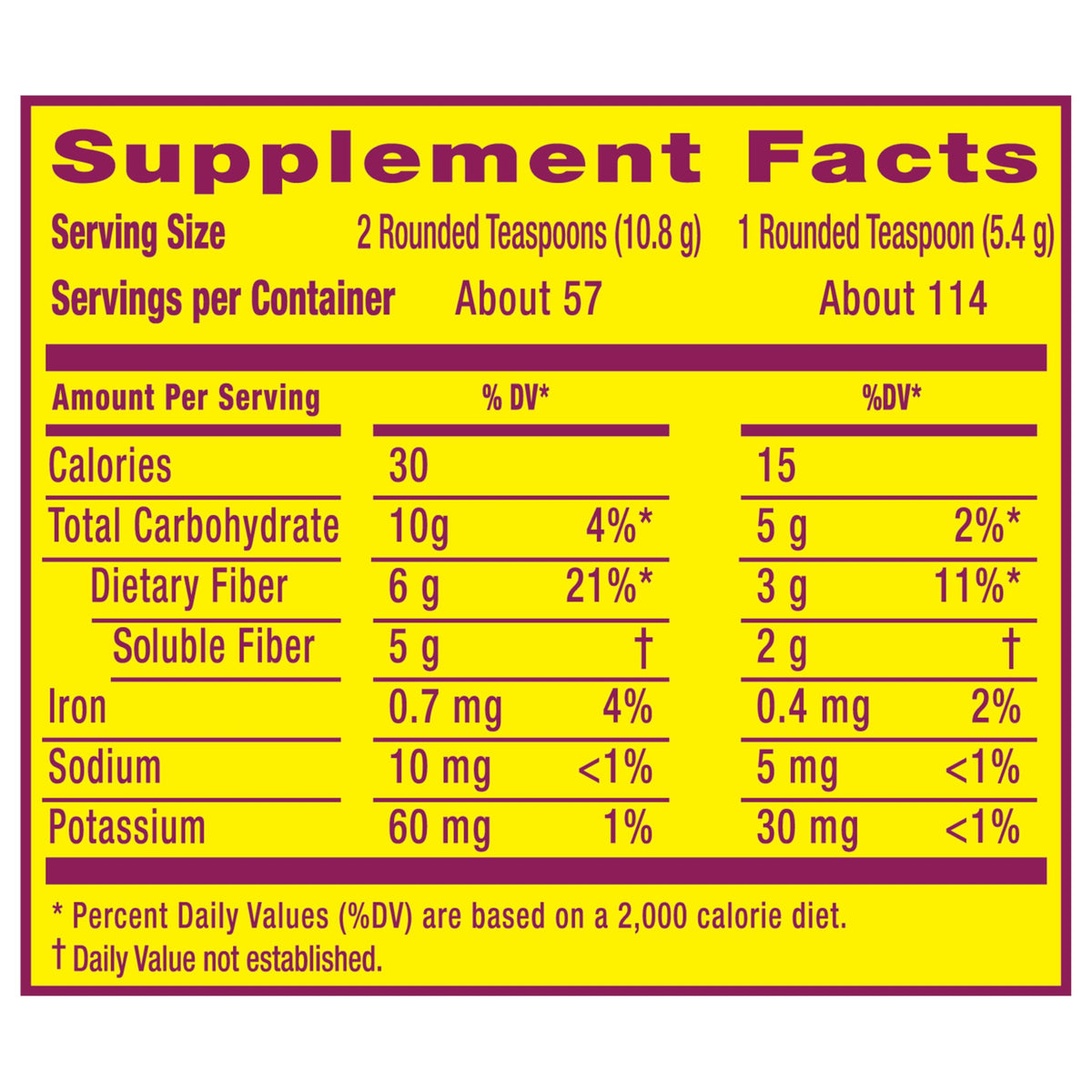 Sugar-Free Psyllium Husk Fiber Powder Z974