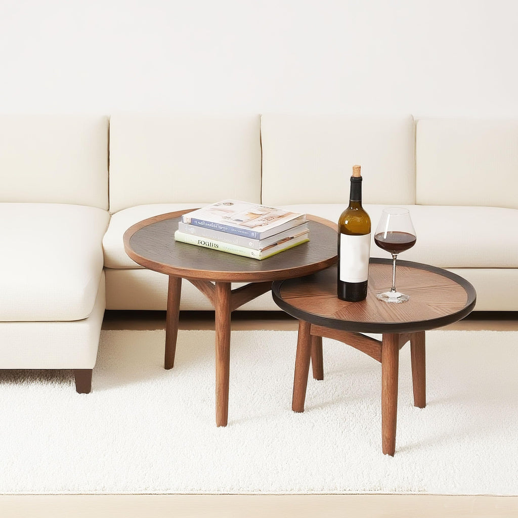 24 Round Solid Oak Coffee Table M6306