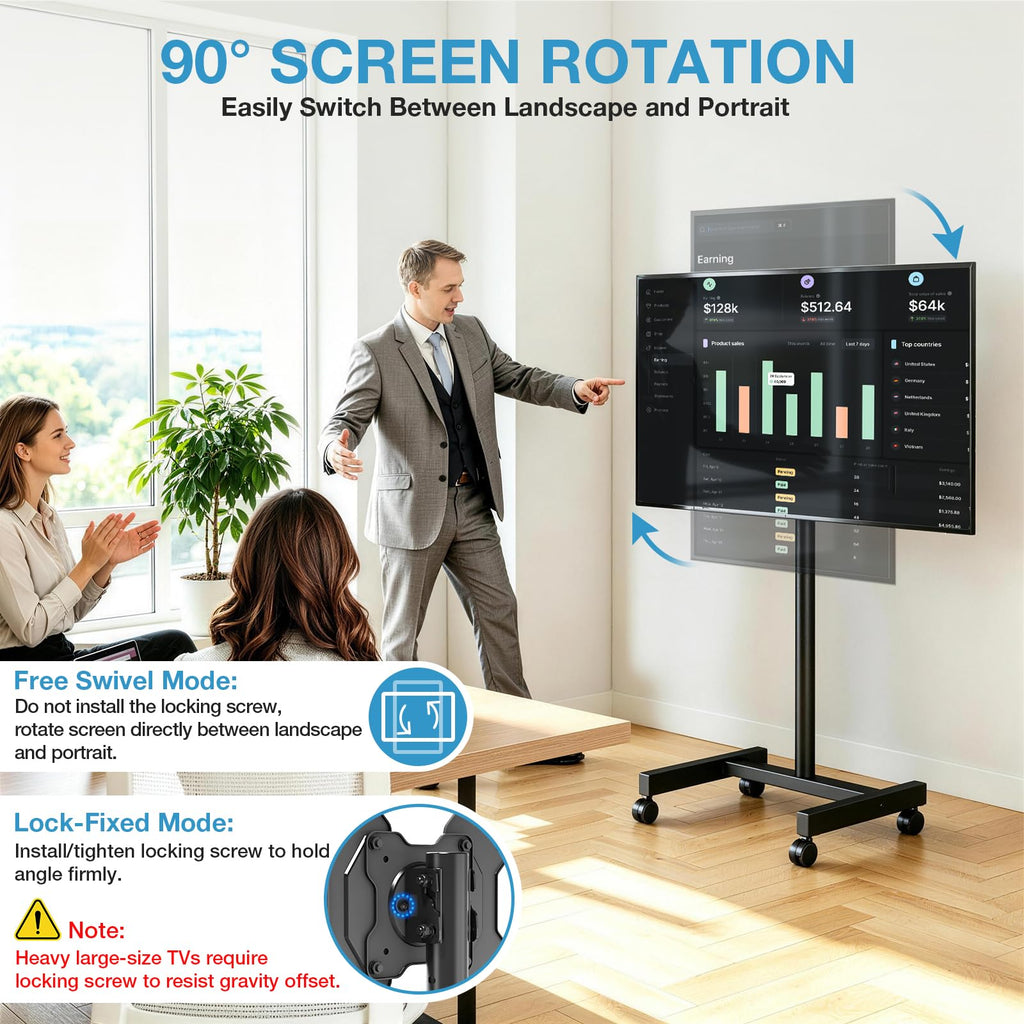Rolling TV Stand for 13-50 Inch TVs K487999