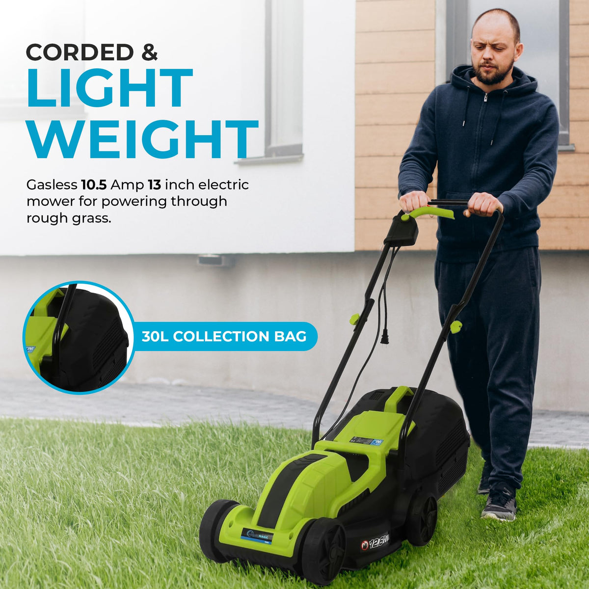 13 Inch Corded Electric Lawn Mower M804