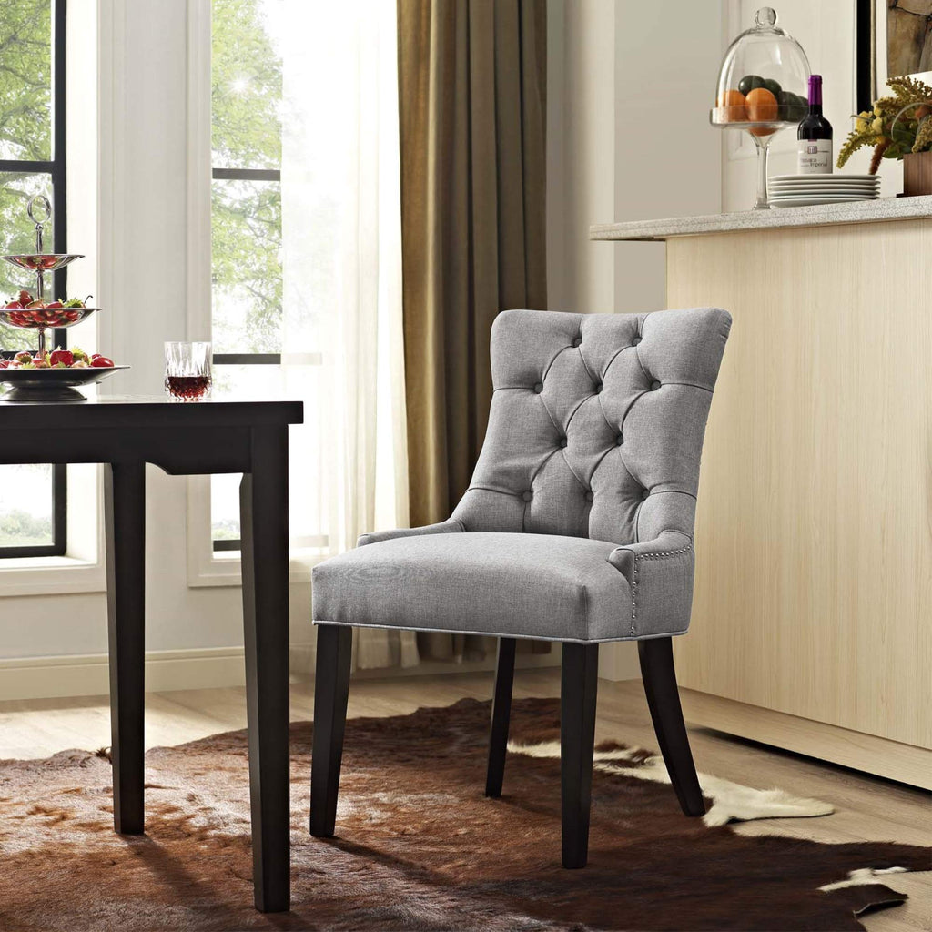 Tufted Upholstered Fabric Parsons Dining Chair with Foam Padding G768