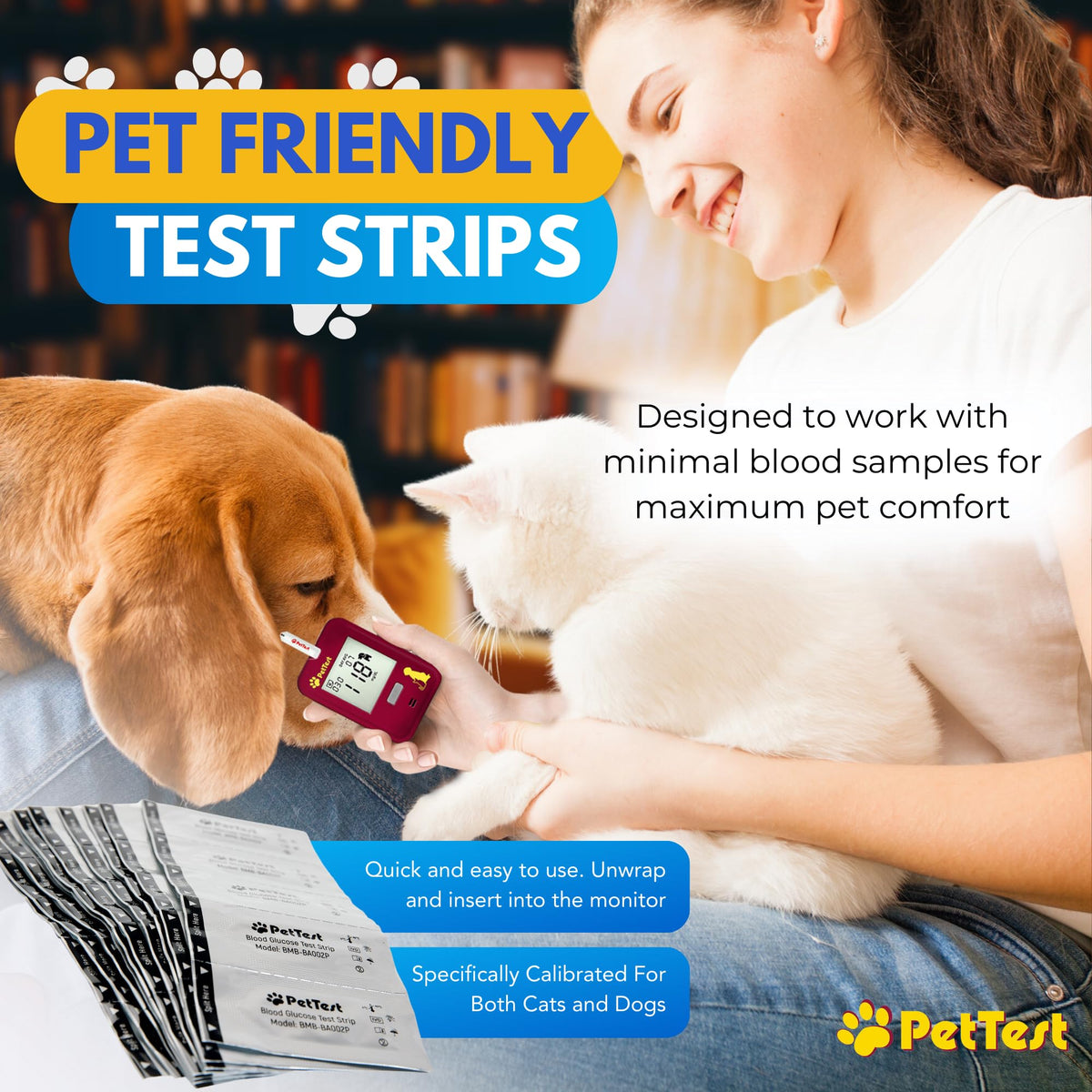 Blood Glucose 50 Test Strips for Dogs & Cats U950869