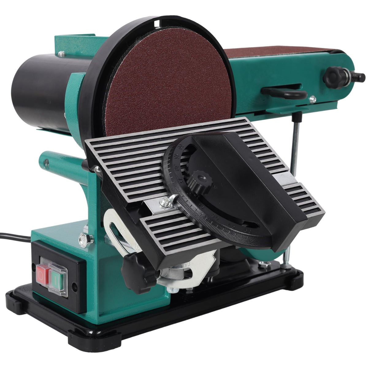 4 x 36 in. Belt Sander, 6" Disc Sander, 120V/60Hz Aluminum Worktable O90086