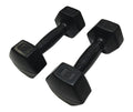 5 lbs Rubber Dumbbells Pair D224