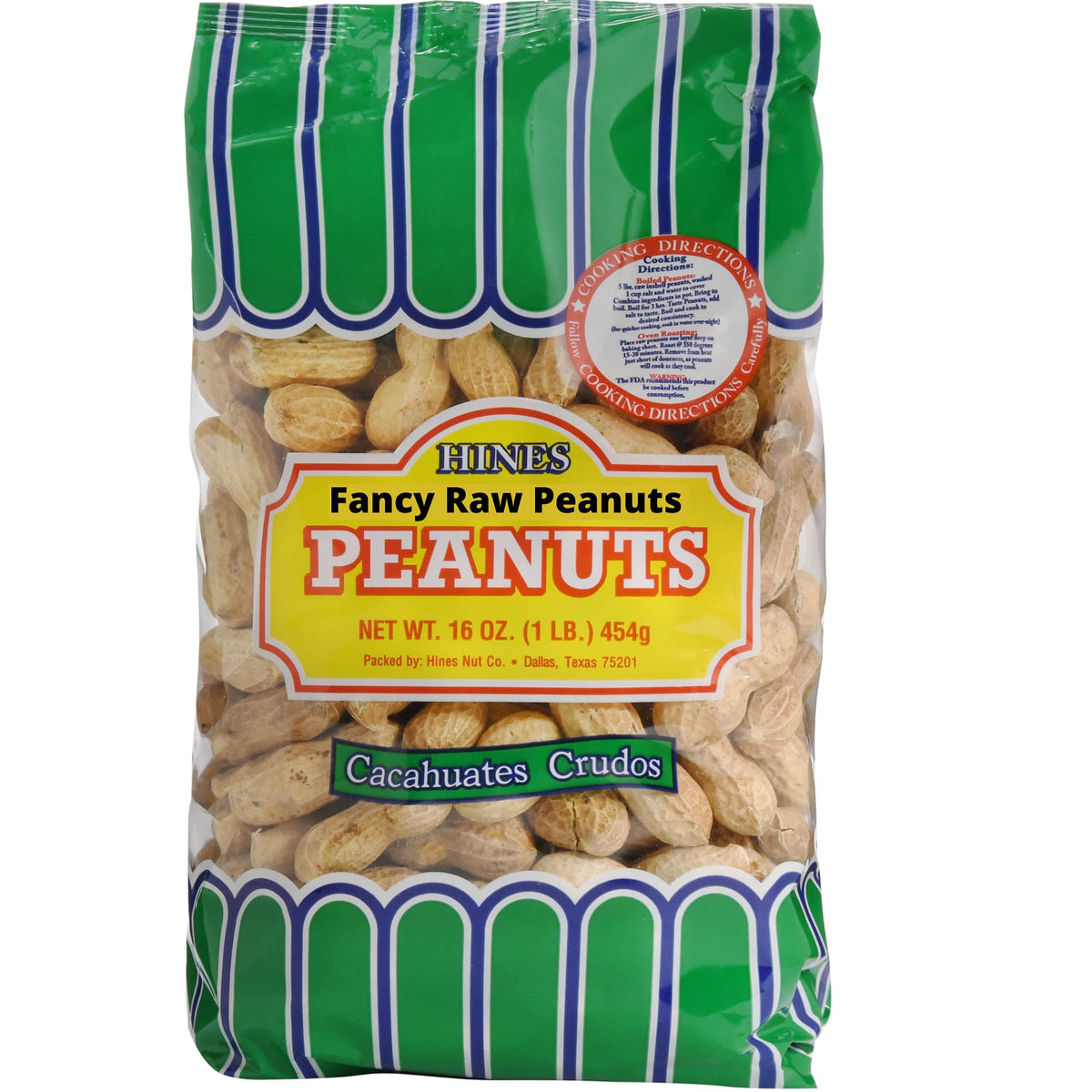 Raw Peanuts in Shell 16oz Bag N155
