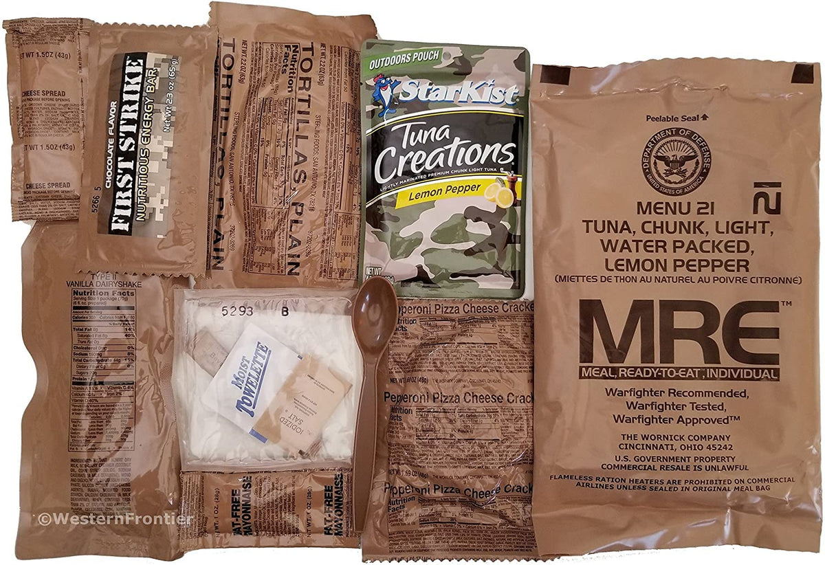 Case of 12 Military MREs B-Menu S94307