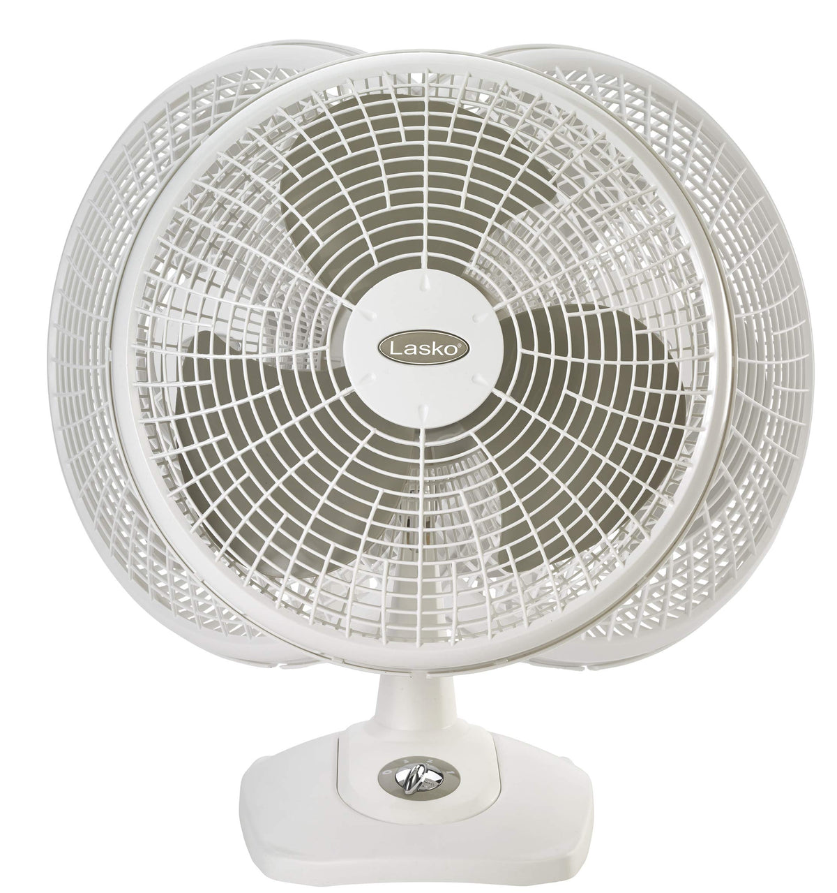 16" Oscillating Portable Table Fan with 3 Speeds, White M79092