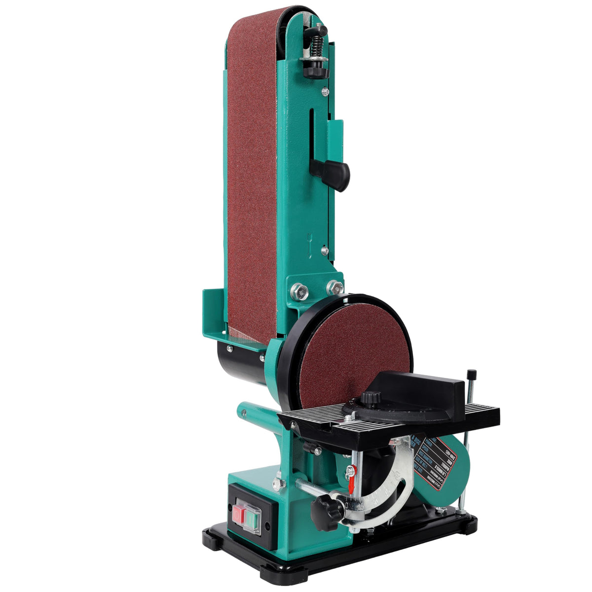 4 x 36 in. Belt Sander, 6" Disc Sander, 120V/60Hz Aluminum Worktable O90086