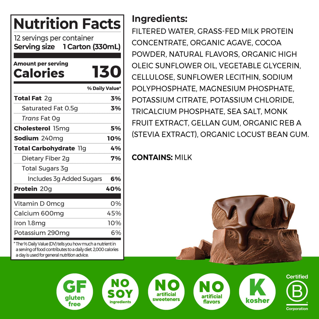 Chocolate High Protein Shake 11 oz 12pk T956029