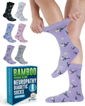 Moisture-Wicking Diabetic Socks 6 Pairs J139