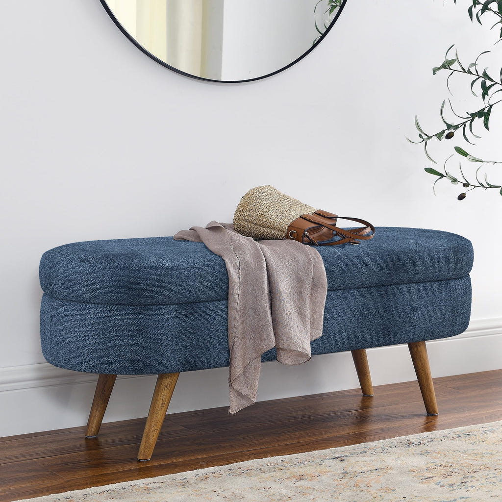 Oval Storage Bench Q82459