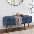 Oval Storage Bench Q82459