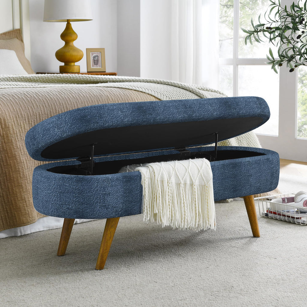 Oval Storage Bench Q82459