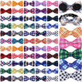 Plaid Dog Collar Bow Ties M580600